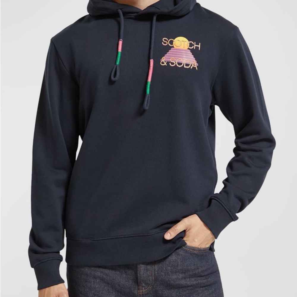 Scotch and Soda Regular Fit Artwork Hoodie